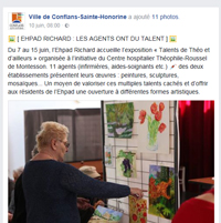 EHPAD Richard : les agents ont du talent !