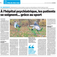 A l’hôpital psychiatrique, les patients se soignent grâce au sport